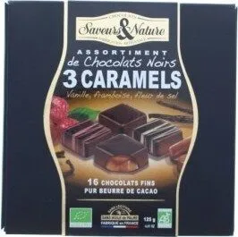 Coffret Assort Bonbons Choc Noir-caramel Choc 125G