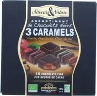 Coffret Assort Bonbons Choc Noir-caramel Choc 125G
