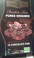 Les ganaches pures origines chocolat noir bio