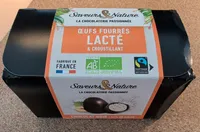 Oeufs fourrés lacté et croustillant
