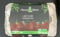 BOITE a OEUFS 6X15G CHOC LAIT
