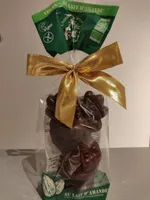 Chocolat noir vegan artisanal au lait d'amande