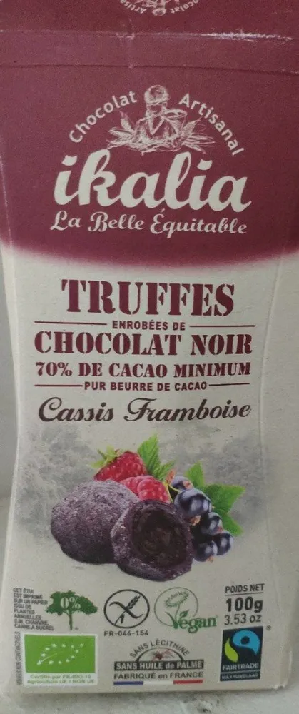 Truffes chocolat noir