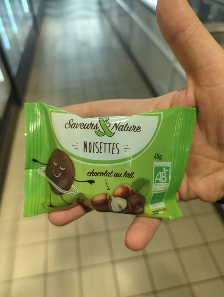 Les drôles de Noisettes chocolat au lait