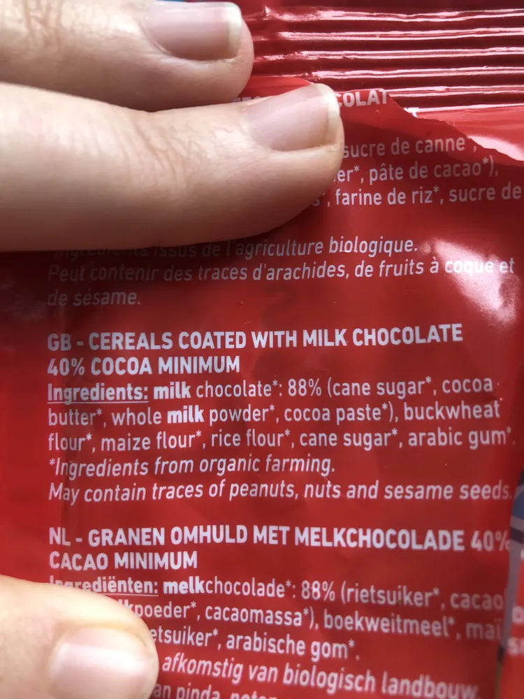 Drole De Billes Cereales Choc Lait