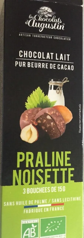 Bouchées praliné noisette
