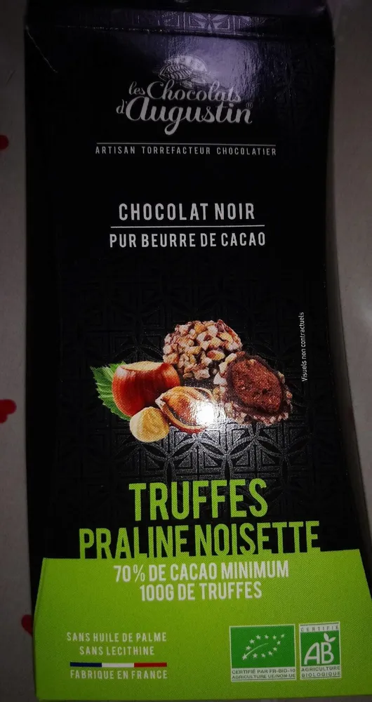 Truffes praliné noisettes