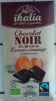 Chocolat noir Écorce d'orange