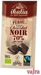 Chocolat noir, pure, origine de Perou