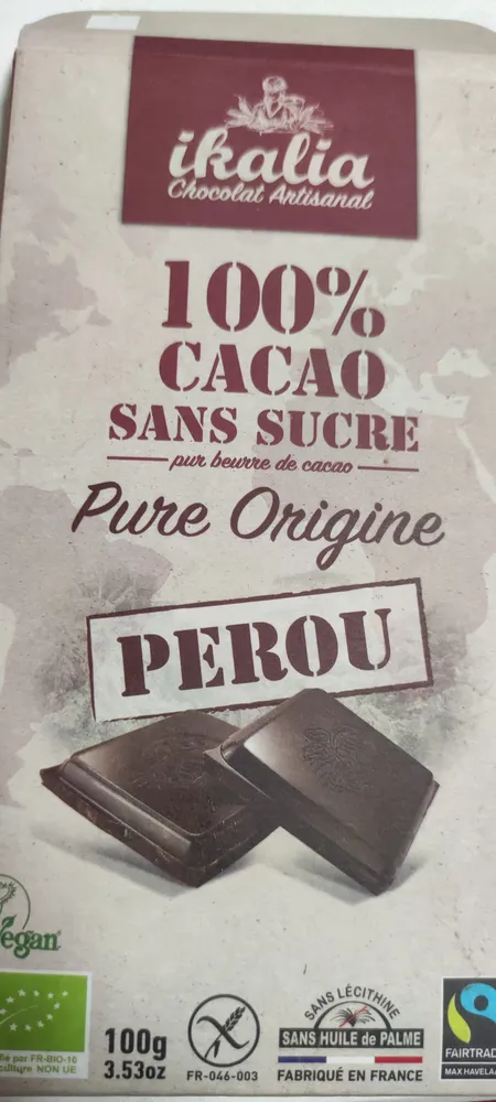 La belle équitable - 100% Cacao noir