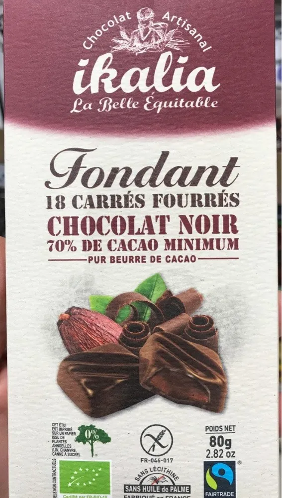 Chocolat noir 70%
