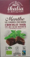 Carré fourré menthe chocolat noir