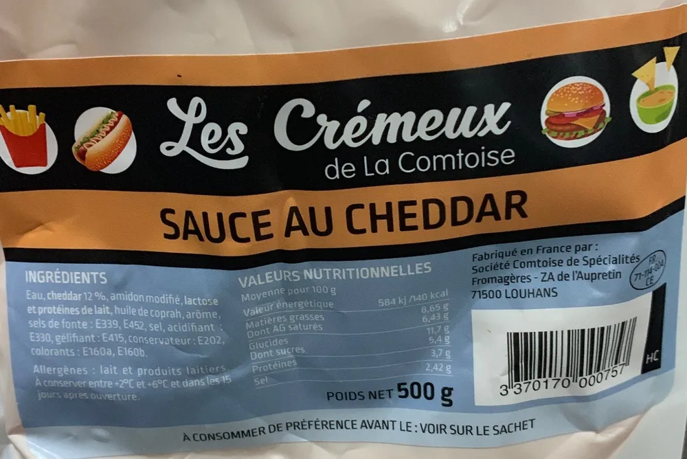 Sauce au cheddar