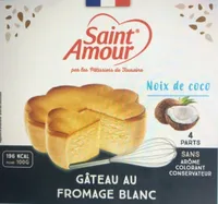 Gâteau au fromage blanc à la noix de coco