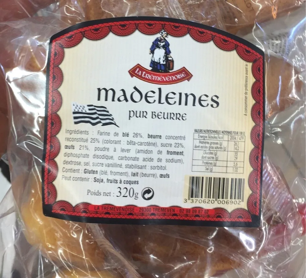 Madeleines pur beurre