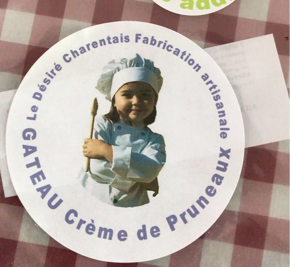 Gâteau crème de pruneau