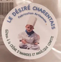 Le Désiré gâteau charentais à la crème d'amandes et angélique confite