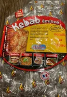 850G Emince Kebab Dinde Veau Poulet Iqf