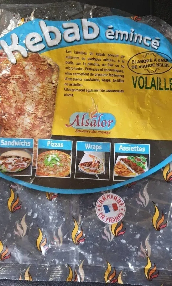 850G Emince Kebab Volaille Precuit Iqf
