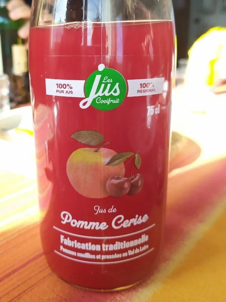 Jus de pomme cerise