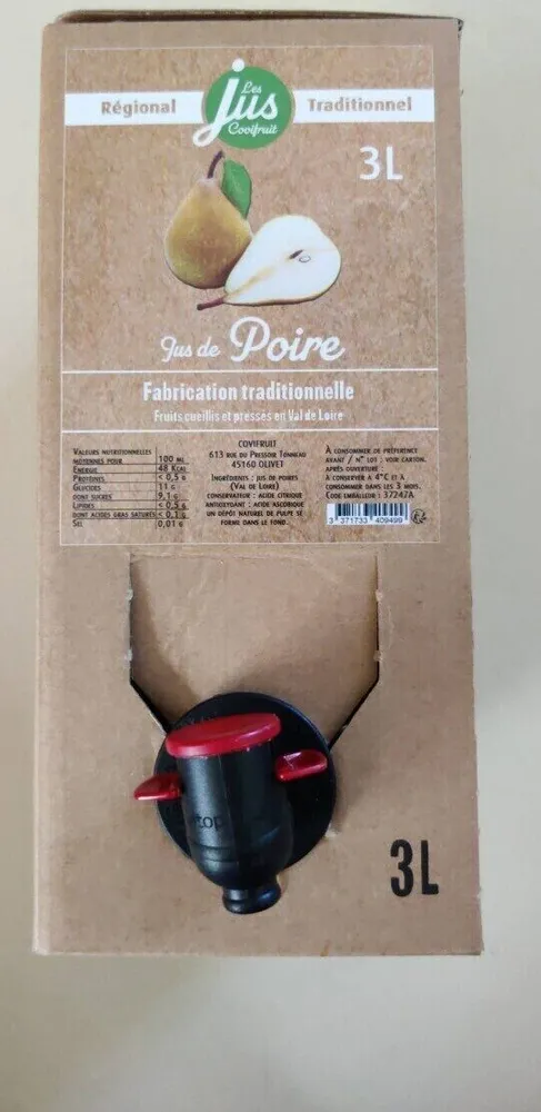 Jus de poire - Fabrication traditionnelle
