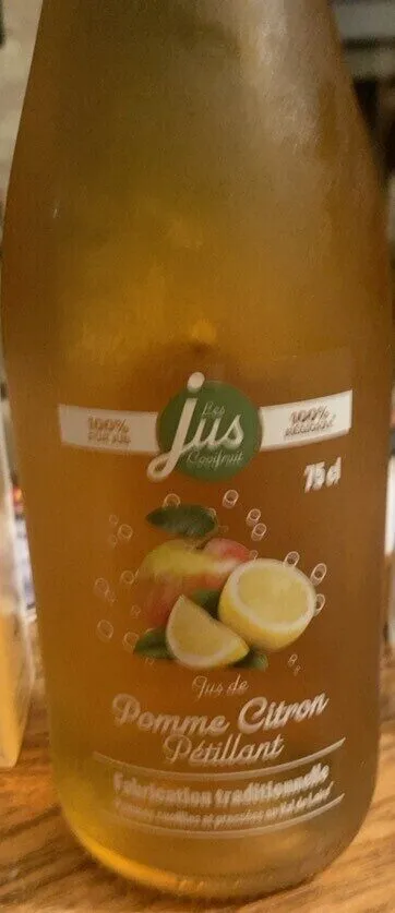 Jus de pomme citron pétillant
