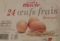 24 oeufs frais Martinique