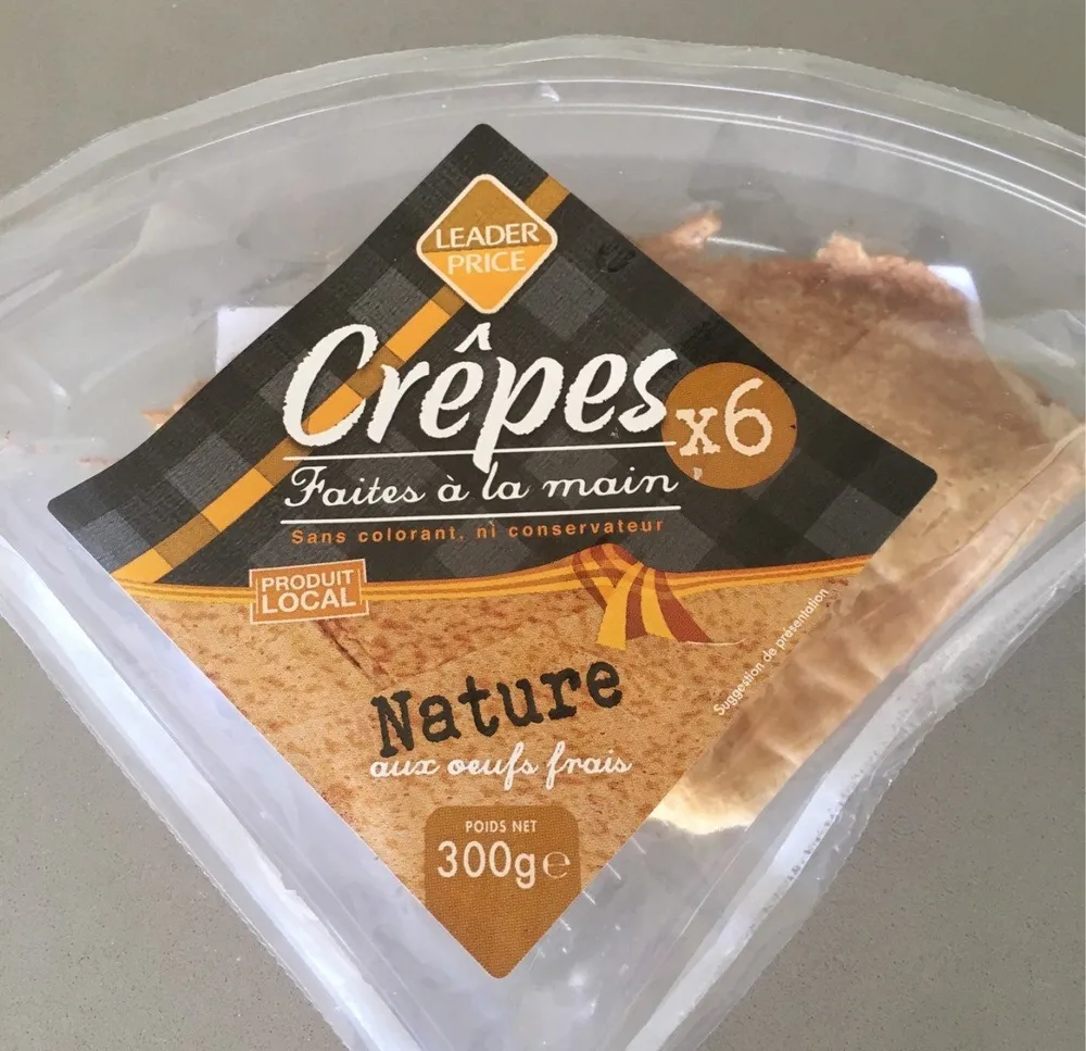 Crêpes faites à la main