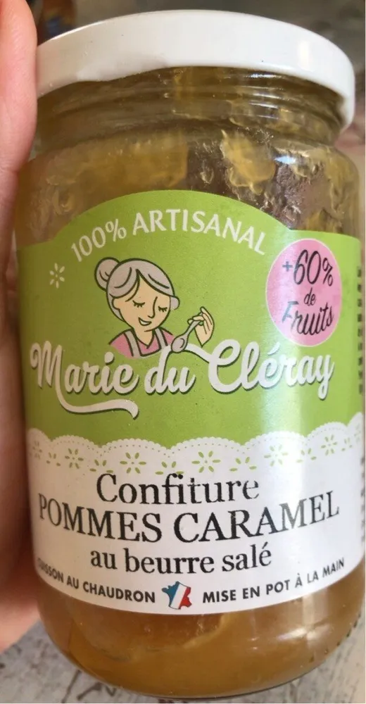 Confiture pommes avec caramel