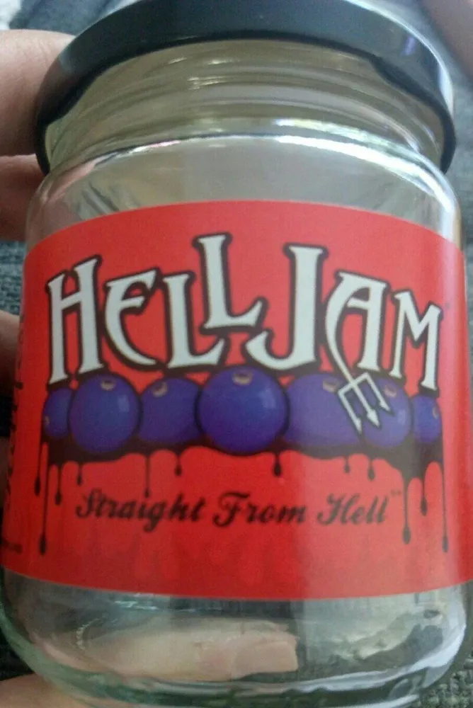 Helljam confiture de cassis et rhum