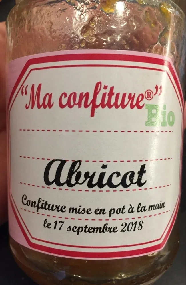 Ma confiture bio abricot