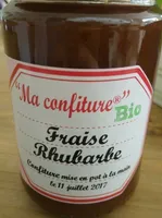 Ma confiture fraise rhubarbe