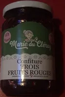 Confiture trois fruits rouges