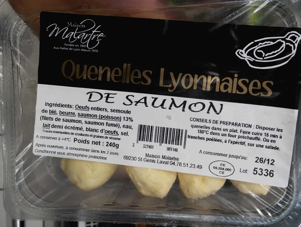 Quenelles lyonnaises de saumon