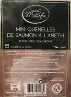 Mini quenelles de saumon à l'aneth