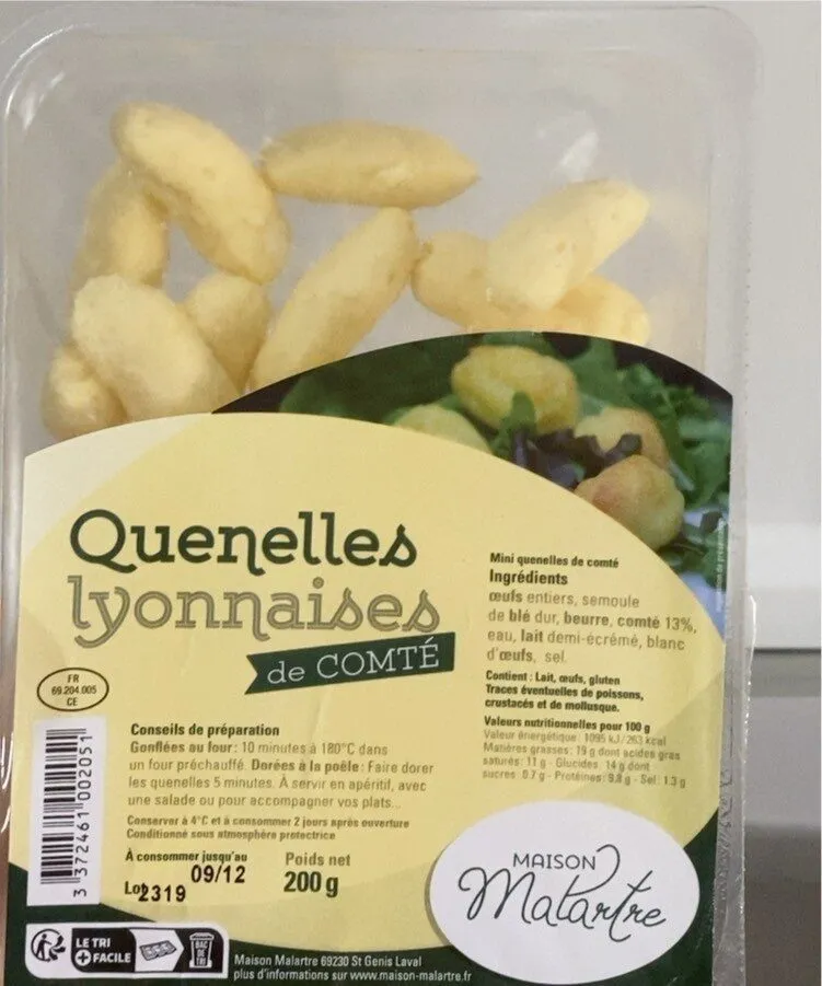 Quenelles lyonnaises de Comté