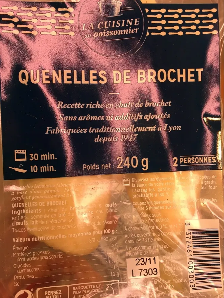 Quenelles de brochet