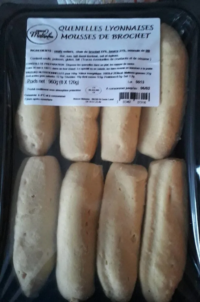Quenelles Mousses de Brochet