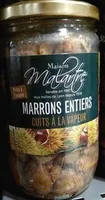 Marrons entiers cuits à la vapeur