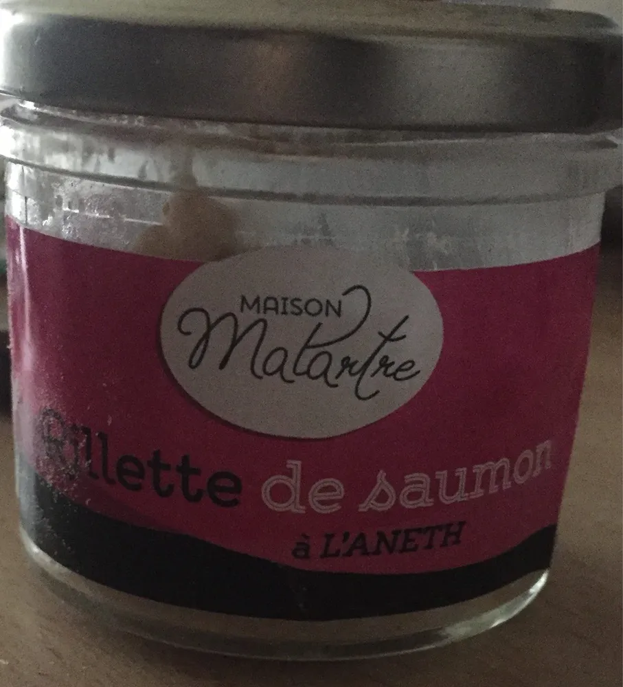 Rilette de saumon a l'aneth