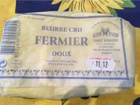 Beurre cru fermier doux