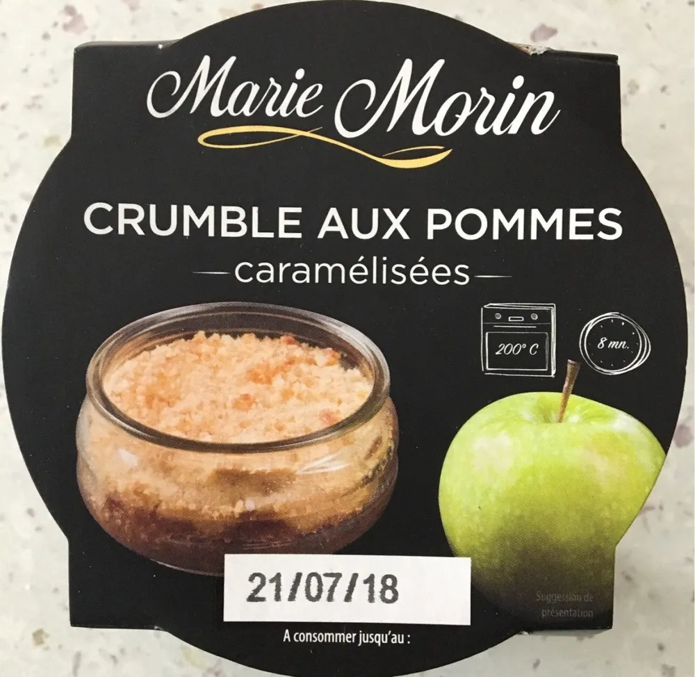 CRUMBLE aux pommes caramélisées