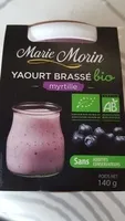 Yaourt brassé bio myrtille