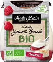 Yaourts brassés bio framboise