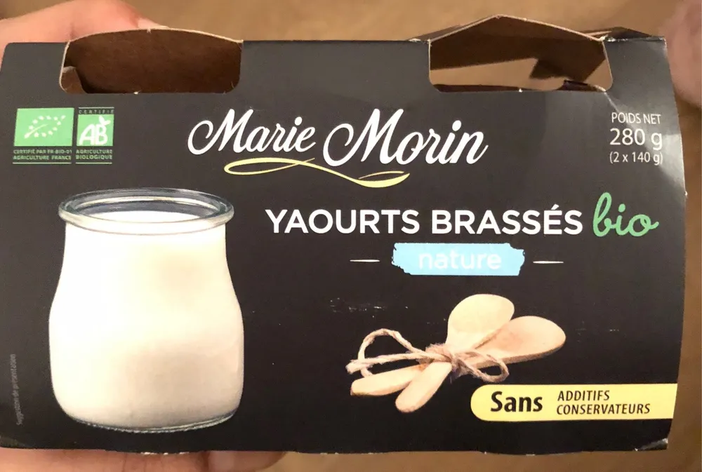 Yaourts brassés bio nature