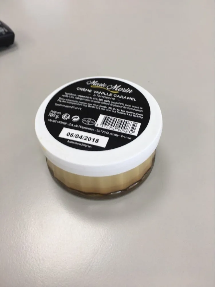 Creme vanille caramel
