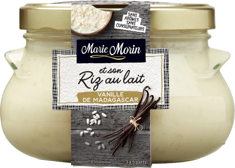 Riz au lait à la vanille de Madagascar