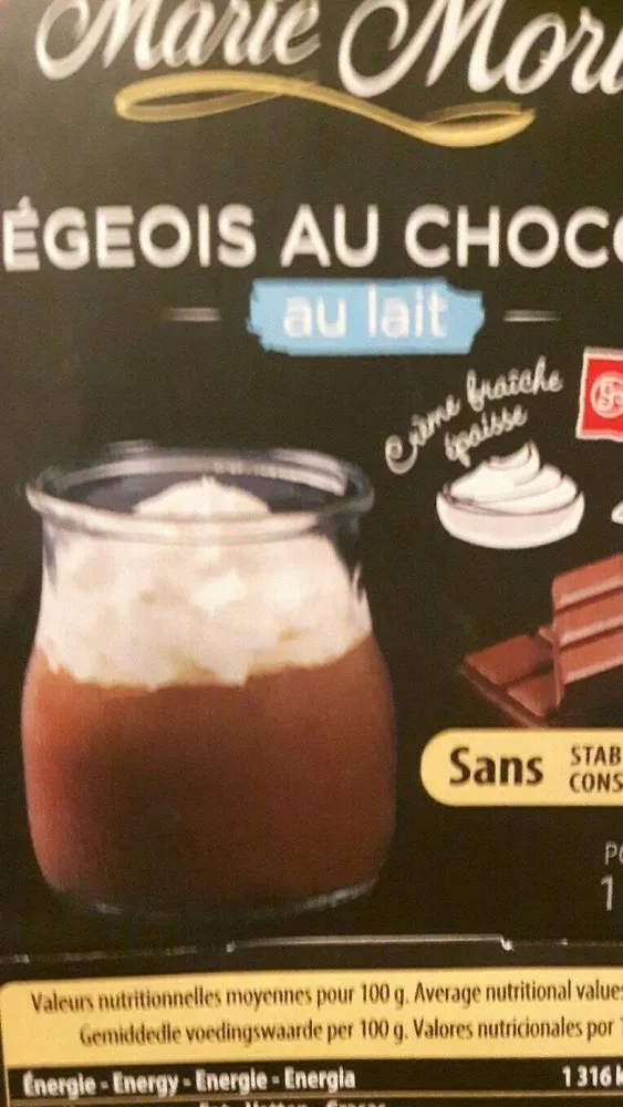 Liégeois au chocolat