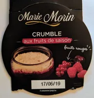 Crumble aux fruits de saison (fruits rouges)