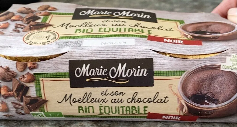 Moelleux au chocolat bio equitable